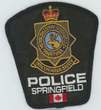 CANADA,MANITOBA,SPRINGFIELD POLICE 1